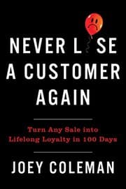 Never Lose a Customer Again book cover