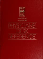 Physicians' Desk Reference book cover