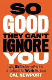 So Good They Can't Ignore You book cover